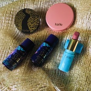 Tarte Bundle - Lipstick, Blush, Powder, Cleanser